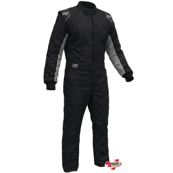 K1 RaceGear Outlaw Fire Suit Black/Gray <br>SFI 3.2A/5