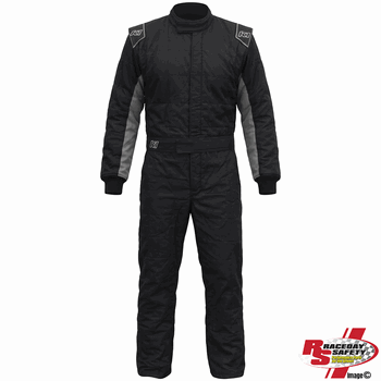 K1 RaceGear Outlaw Racing Suit Black/Gray <br>SFI 3.2A/5