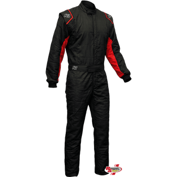 K1 RaceGear Outlaw Fire Suit Black/Red <br>SFI 3.2A/5