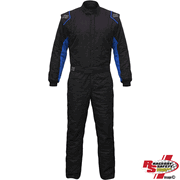 K1 RaceGear Outlaw Youth Racing Suit Black/Blue <br>SFI 3.2A/5