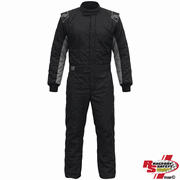 K1 RaceGear Outlaw Youth Racing Suit Black/Gray <br>SFI 3.2A/5