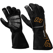 K1 RaceGear Reflex Kart Racing Gloves Black/Orange