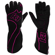 K1 RaceGear RS1 Karting Gloves In Black/Pink