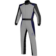 K1 RaceGear Strata Kart Racing Suit Gray/Blue