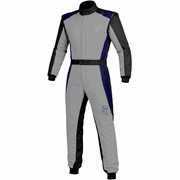 K1 RaceGear Strata Kart Racing Suit Gray/Blue
