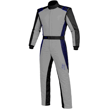 K1 RaceGear Strata Kart Racing Suit Gray/Blue