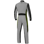 K1 RaceGear Strata Kart Racing Suit Gray/Flo Green