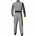 K1 RaceGear Strata Kart Racing Suit Gray/Flo Green