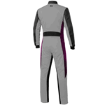 K1 RaceGear Strata Kart Racing Suit Gray/Pink