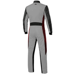 K1 RaceGear Strata Kart Racing Suit Gray/Red