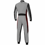 K1 RaceGear Strata Kart Racing Suit Gray/Red