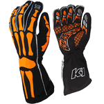 K1 RaceGear Vortex Flo Orange 2 pc Package: Includes Vortex Race Jacket, Pants, Race Gloves and Challenger Shoes