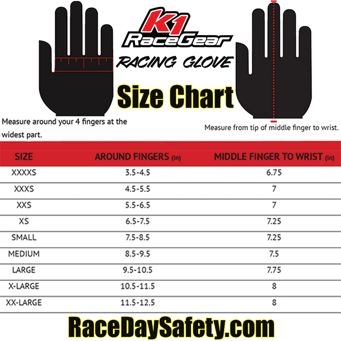 K1 RaceGear Youth Flex Nomex&#174; Gloves Black/Blue <br>SFI 3.3/5