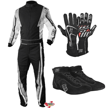 K1 RaceGear Victory Package: Victory Race Suit, Track-1 Race Gloves and Race Shoes