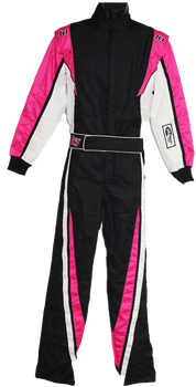 K1 RaceGear VORTEX Racing Suit Flo Pink/Black/White <br>SFI 3.2A/1