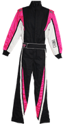 K1 RaceGear VORTEX Racing Suit Flo Pink/Black/White <br>SFI 3.2A/1