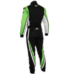 K1 RaceGear Vortex Flo Green Package: Includes Vortex Race Suit, Track-1 Race Gloves and Challenger Race Shoes