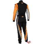 K1 RaceGear Vortex Flo Orange Package: Includes Vortex Race Suit, Race Gloves and Challenger Race Shoes