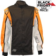 K1 RaceGear VORTEX Racing Jacket In Orange/Gray/Black <br>SFI 3.2A/1