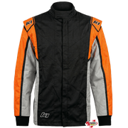 K1 RaceGear VORTEX Racing Jacket In Orange/Gray/Black <br>SFI 3.2A/1