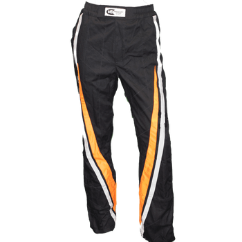K1 RaceGear VORTEX Racing Pants In Orange/Gray/Black <br>SFI 3.2A/1