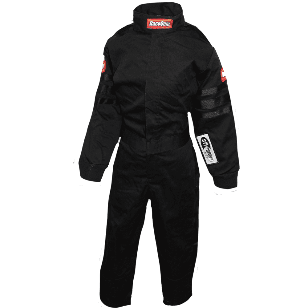 RaceDay Jr Dragster Package Race Suit, Gloves, Neck Collar, Arm Restraints
