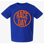 "RaceDay" Royal & Orange Toddler T-Shirt