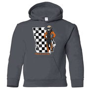 RaceDay "Race Local" Orange Youth Hoodie