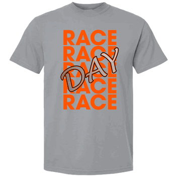 RaceDay Safety "RaceDay Granite & Orange" Comfort Colors T-Shirt