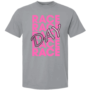 RaceDay Safety "RaceDay Granite & Pink" Comfort Colors T-Shirt