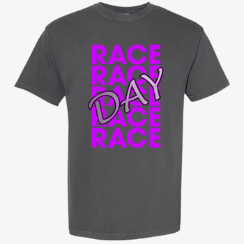 RaceDay Safety "RaceDay Pepper & Purple" Comfort Colors T-Shirt