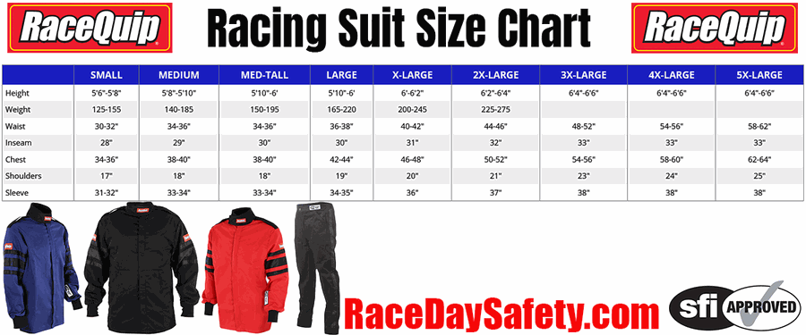 RaceQuip Multi Layer Fire Suit Pants