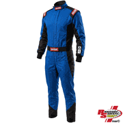 RaceQuip Chevron-1 Fire Suit Blue/Black <br>SFI 3.2A/1