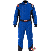 RaceQuip Chevron-1 Fire Suit Blue/Black <br>SFI 3.2A/1