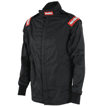 RaceQuip Chevron Nomex Multi Layer Fire Suit Jacket Black <br>SFI 3.2A/5