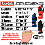 RaceQuip Glove Size Chart