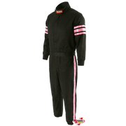 RaceQuip Pro-1 Kids Racing Suit Black/Pink <br>SFI 3.2A/1