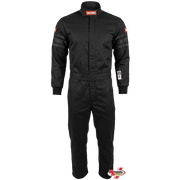 RaceQuip Pro-1 Kids Racing Suit Black/Black <br>SFI 3.2A/1