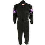 RaceQuip Pro-1 Kids Racing Suit Black/Purple <br>SFI 3.2A/1