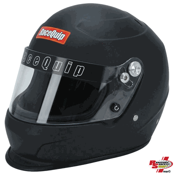 RaceQuip PRO Youth Helmet Flat Black <br>SFI 24.1