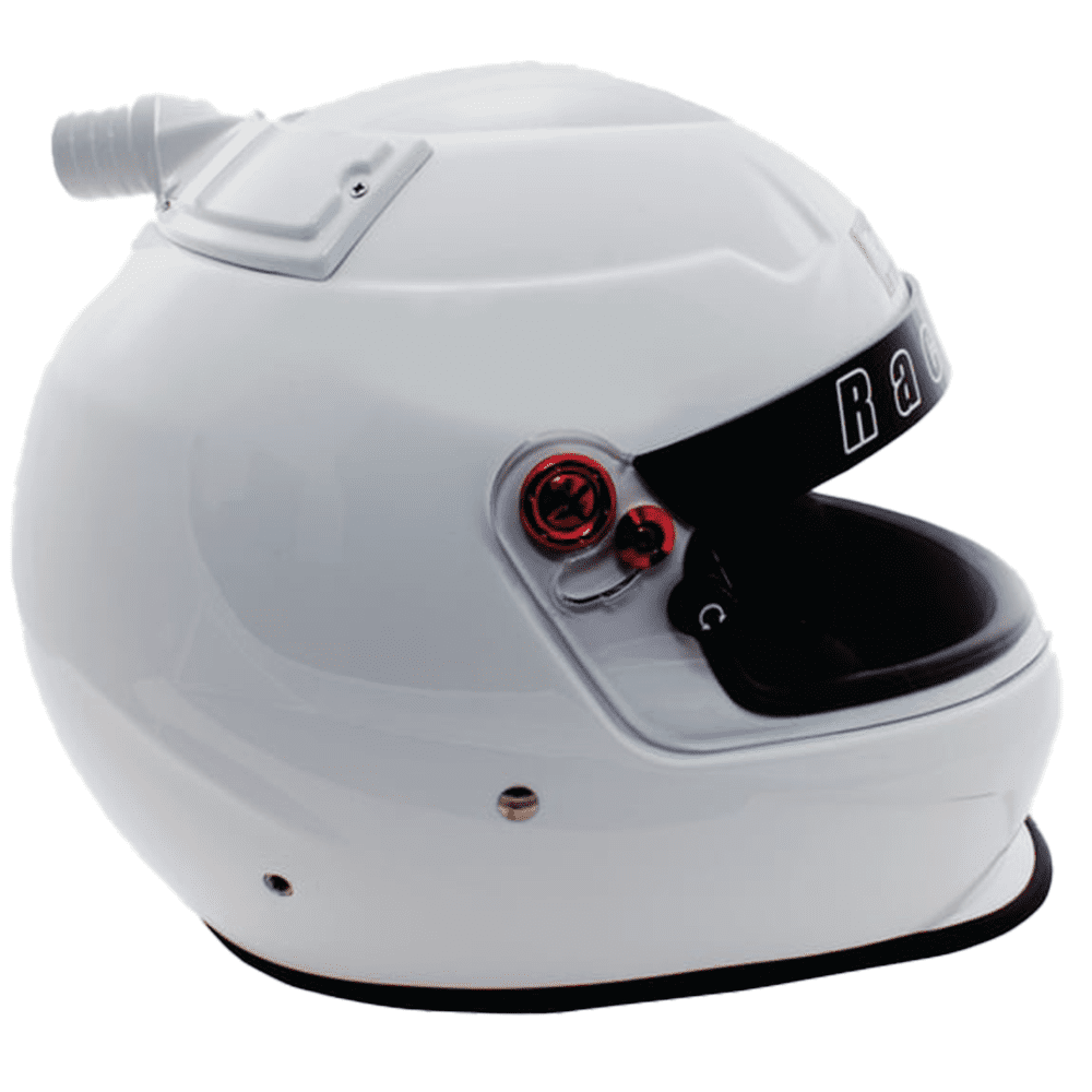 RaceQuip PRO20 Top Air Racing Helmet Gloss White SA2020