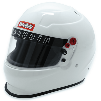 RaceQuip PRO25 Racing Helmet Gloss White<br>Snell SA2025
