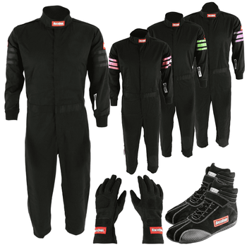RaceDay Junior Racing Package Suit, Gloves, Shoes (more colors available)