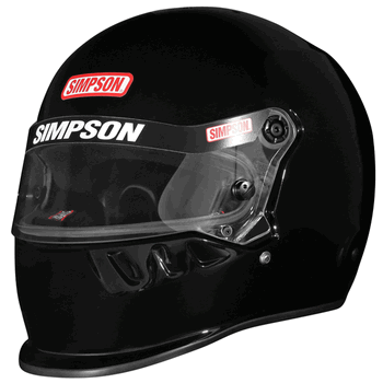 Simpson Vudo Racing Helmet Gloss Black <br>Snell SA2025