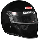 Simpson Vudo Racing Helmet Gloss Black <br>Snell SA2025