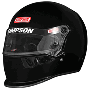 Simpson Vudo Racing Helmet Gloss Black <br>Snell SA2025