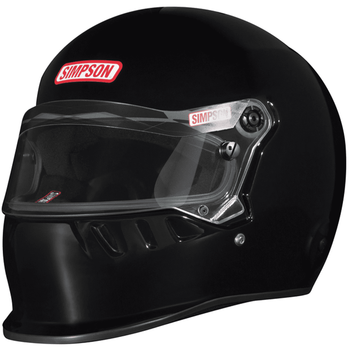 Simpson Vudo Racing Helmet Gloss Black <br>Snell SA2025