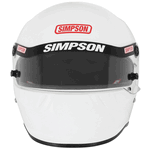 Simpson Vudo Racing Helmet Gloss White <br>Snell SA2025