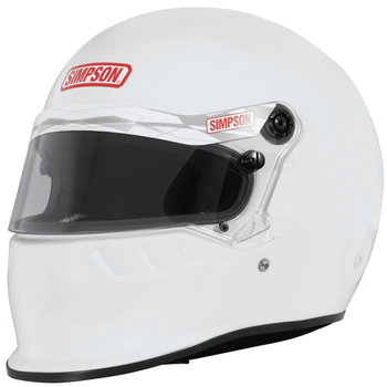 Simpson Vudo Racing Helmet Gloss White <br>Snell SA2025