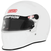 Simpson Vudo Racing Helmet Gloss White <br>Snell SA2025